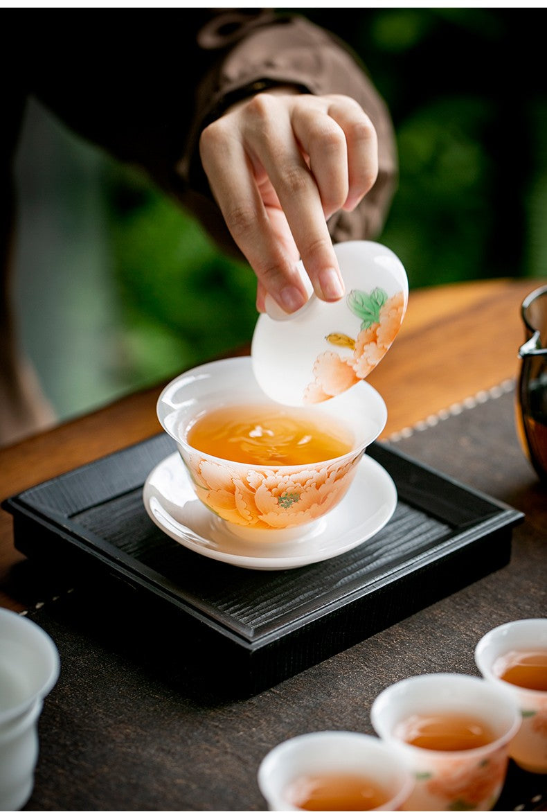 白皙-橙运亨通套组【玉秀杯】