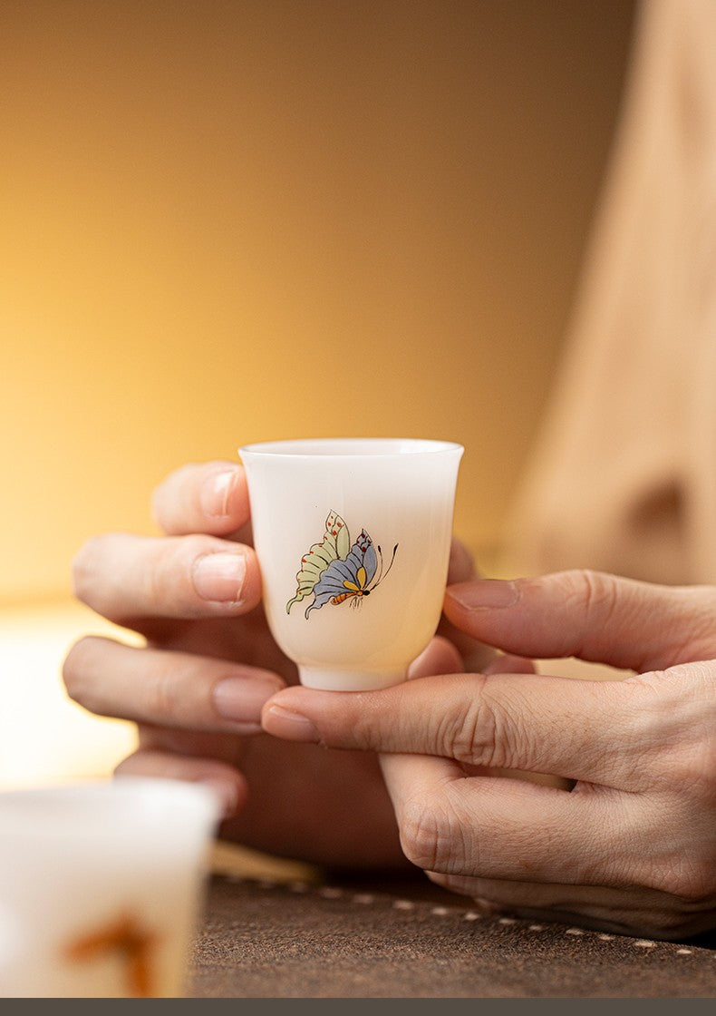 蝴蝶品茗杯A款