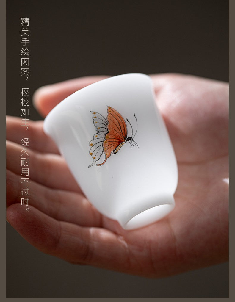 蝴蝶品茗杯A款