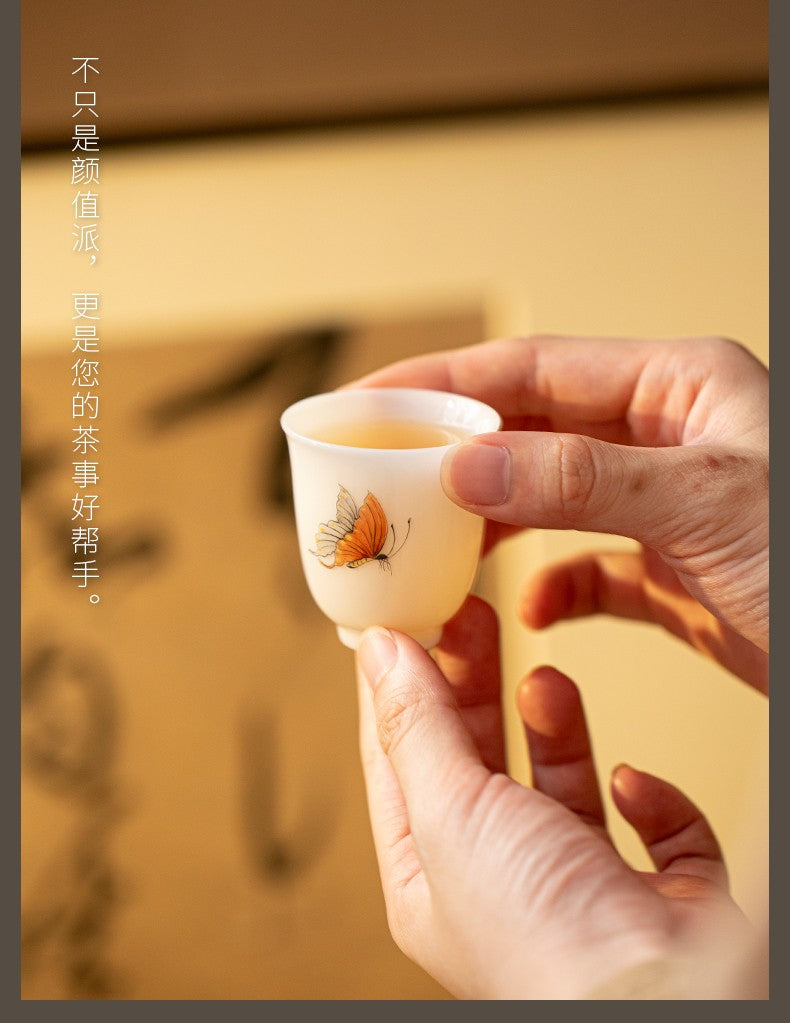 蝴蝶品茗杯A款